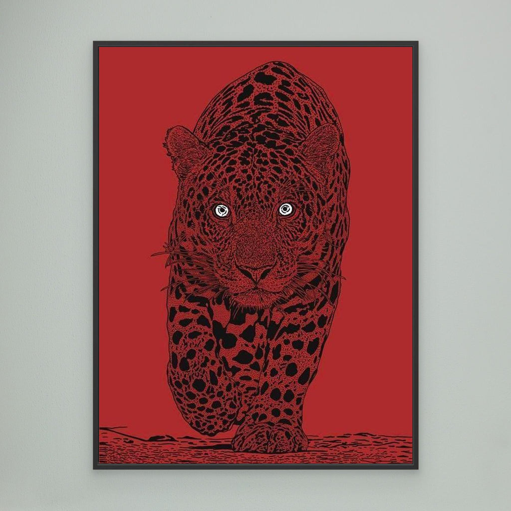 #03 Soul in flames red - (Canvas)