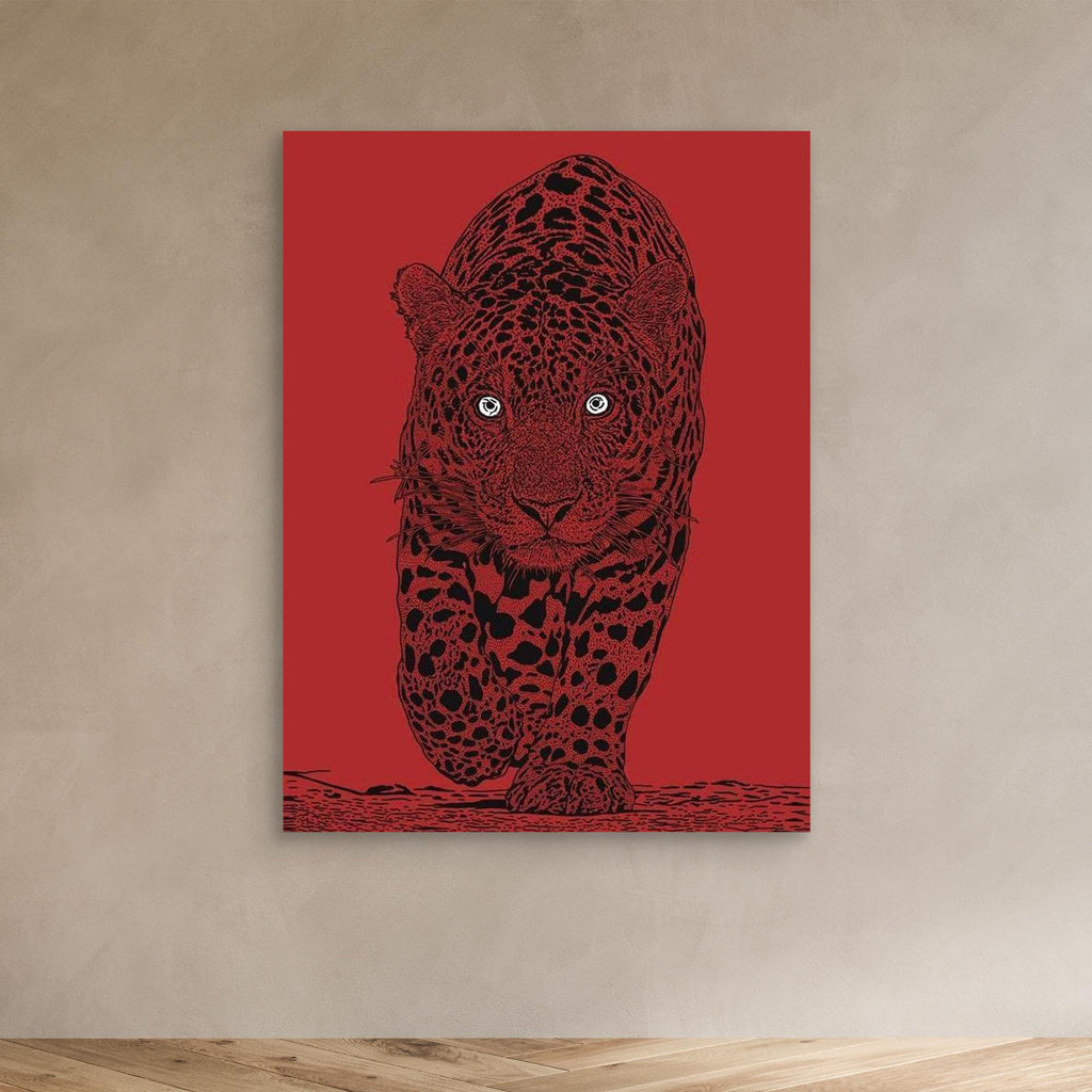 #03 Soul in flames red - (Canvas)