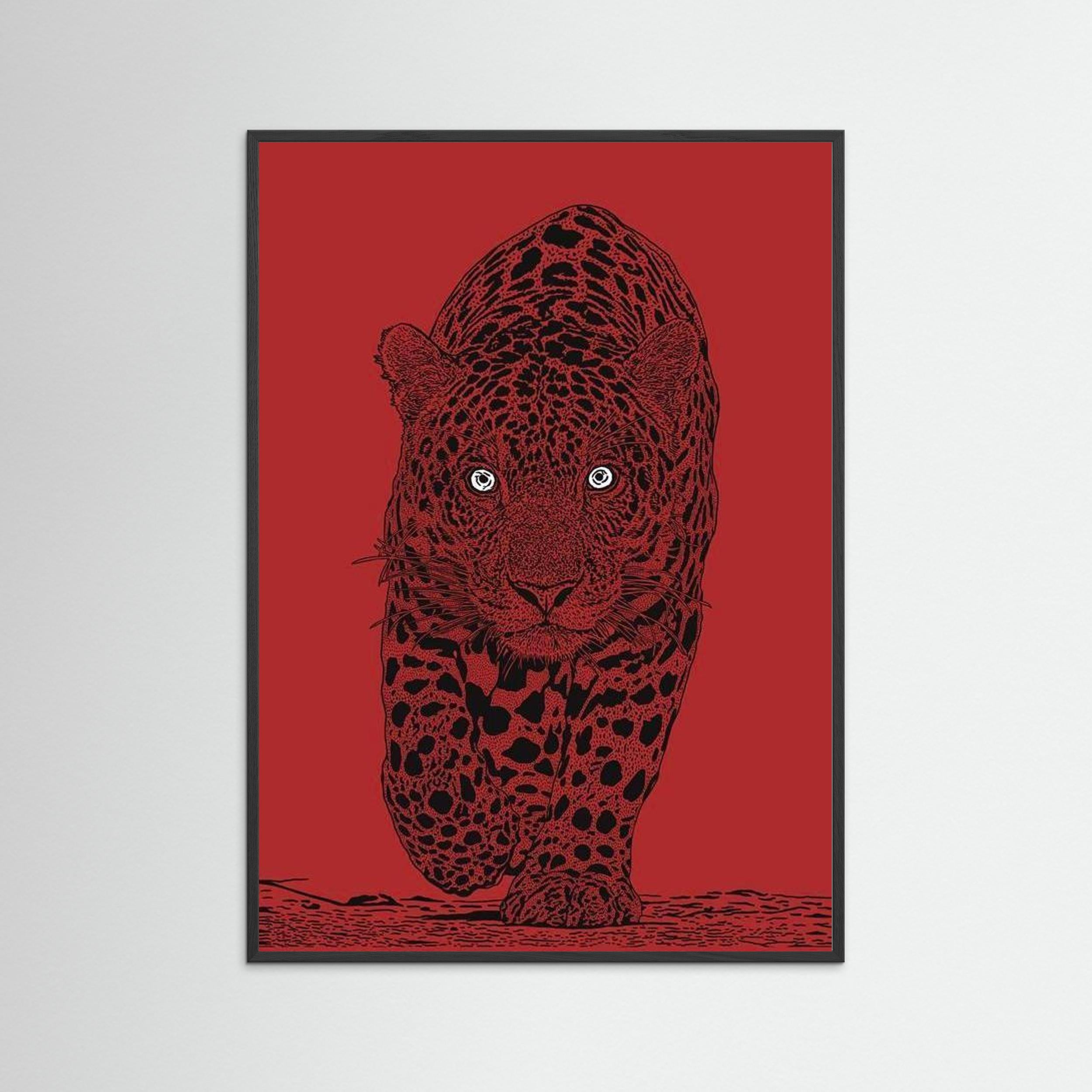 #03 Soul in flames red - (Fine art paper)