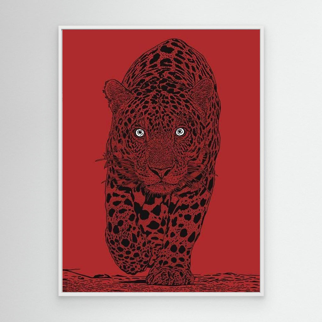 #03 Soul in flames red - (Canvas)