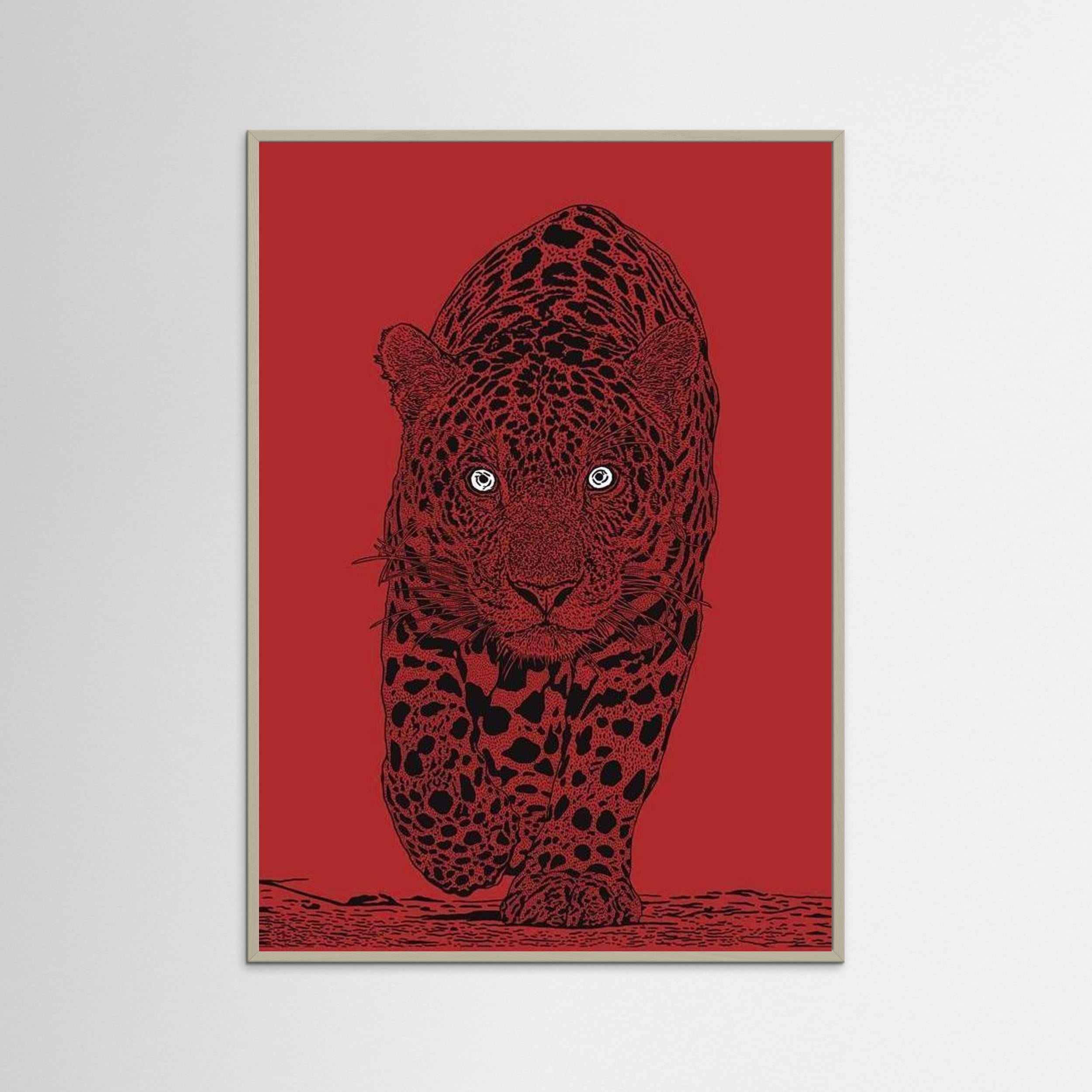 #03 Soul in flames red - (Fine art paper)