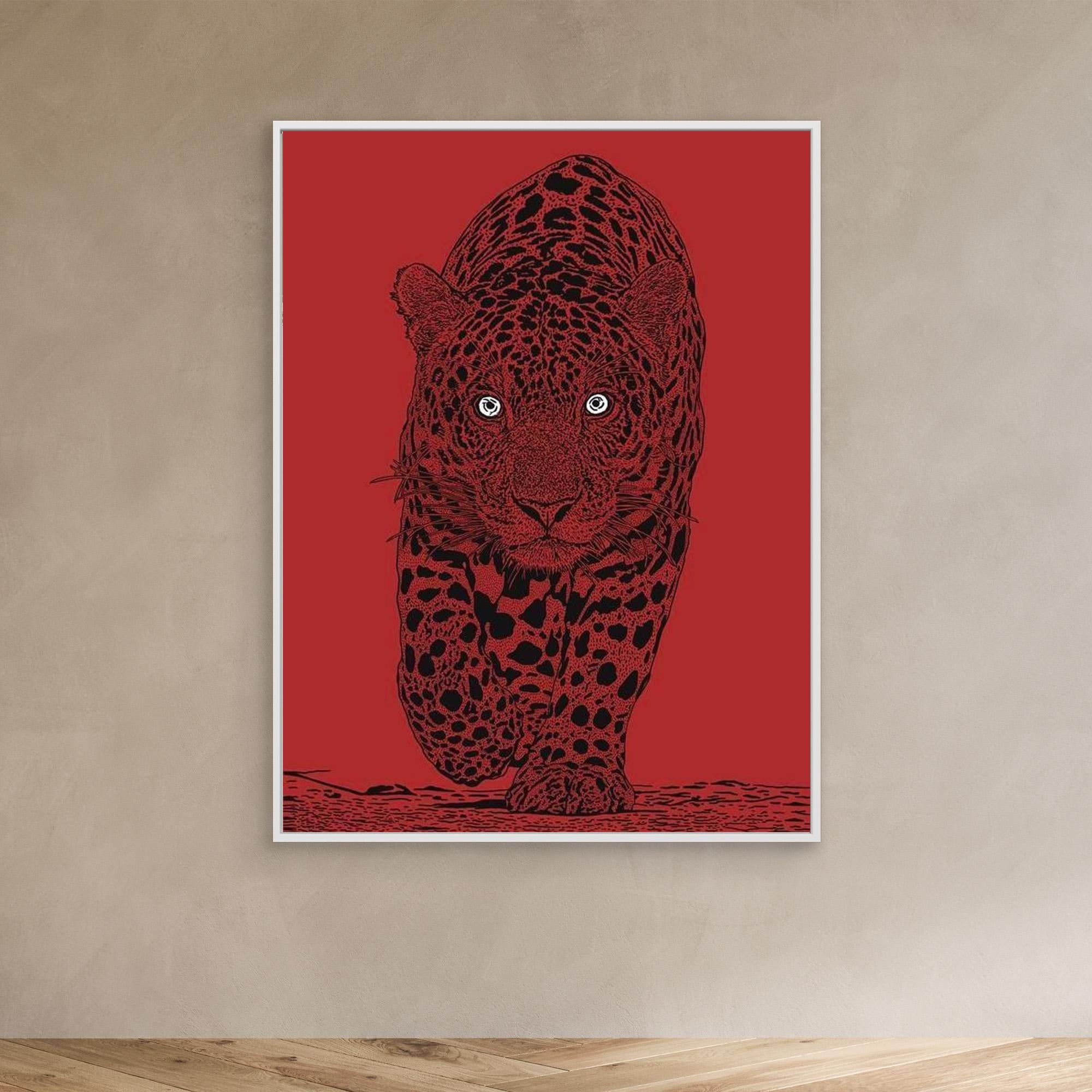 #03 Soul in flames red - (Canvas)