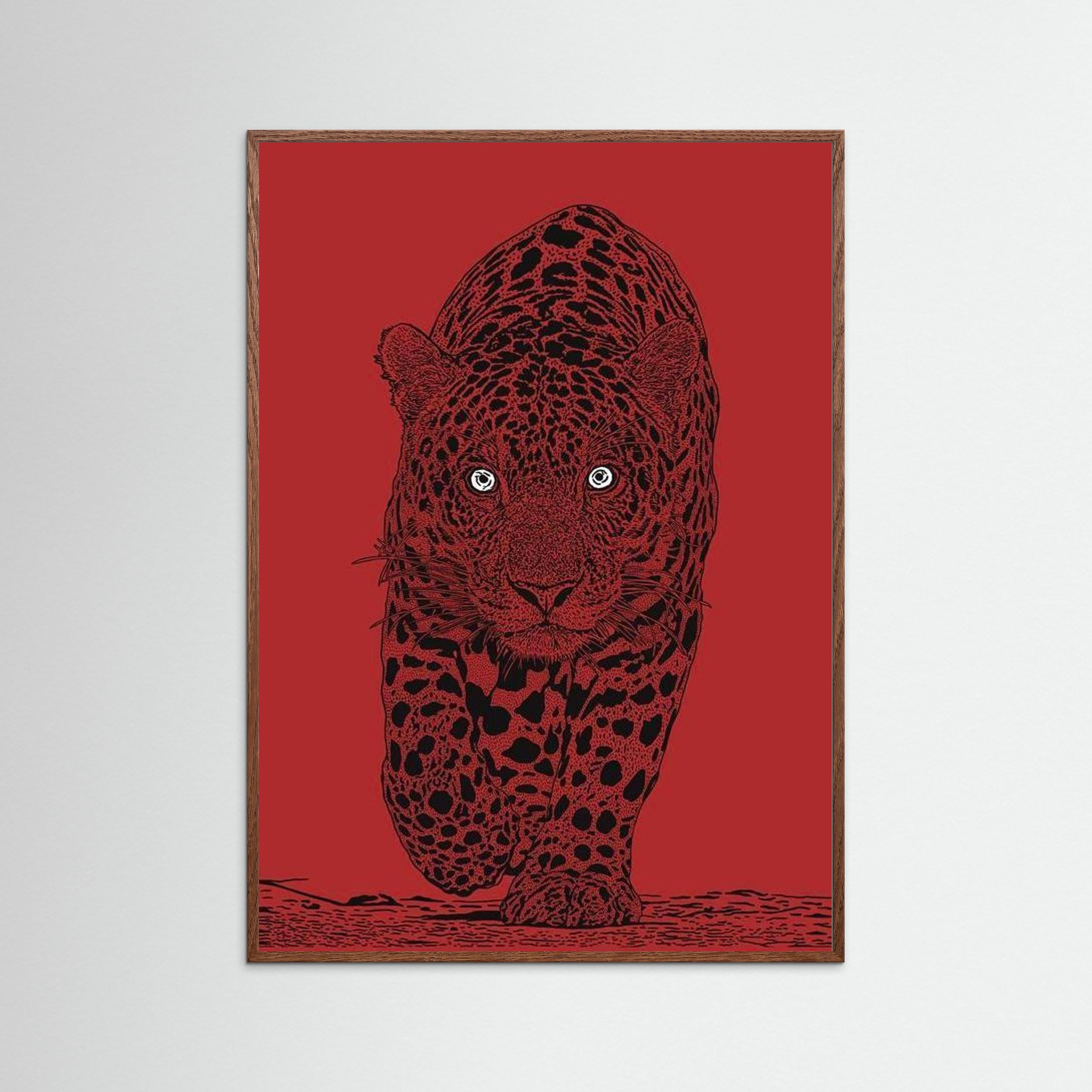 #03 Soul in flames red - (Fine art paper)