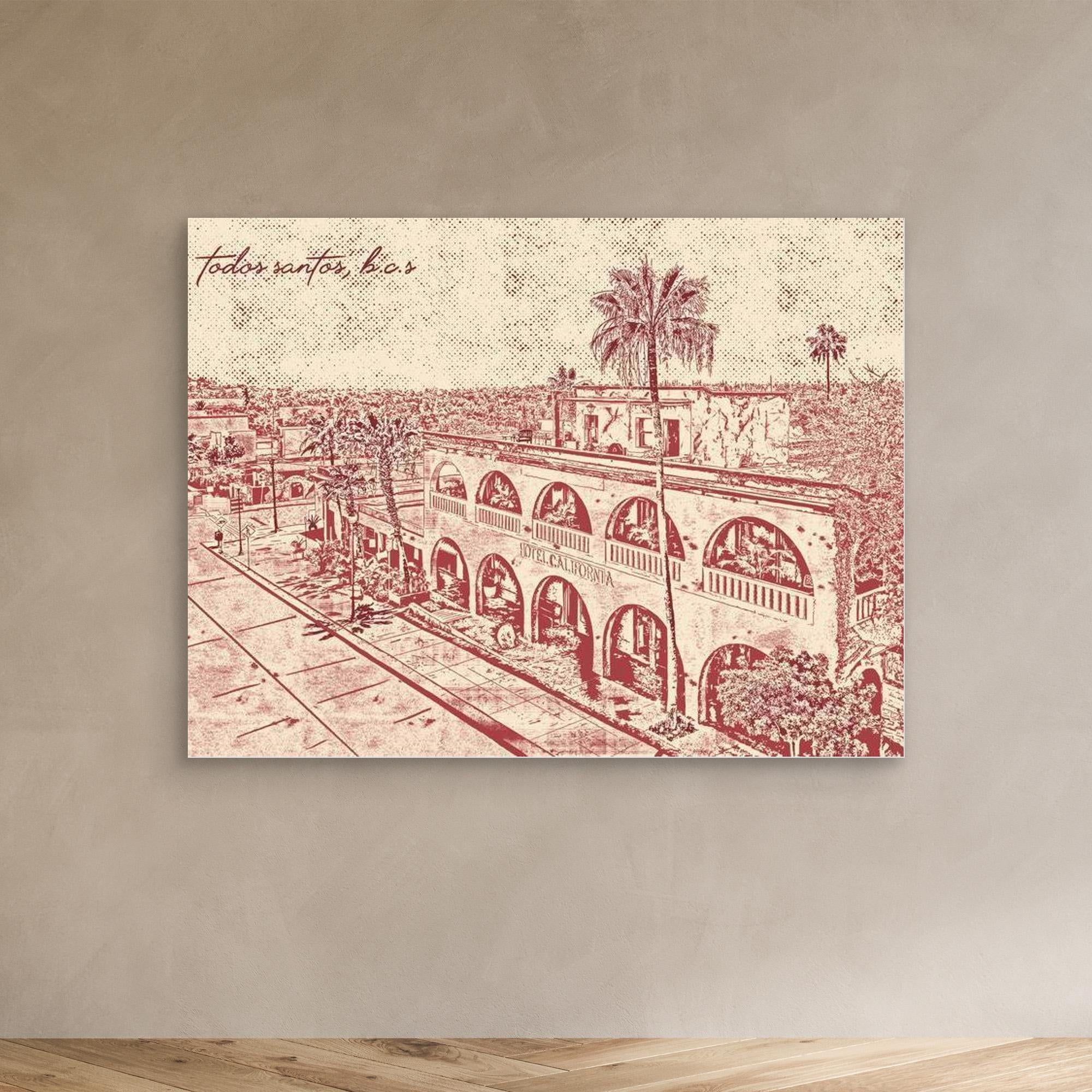 #01 Hotel California, B.C.S - (Canvas)
