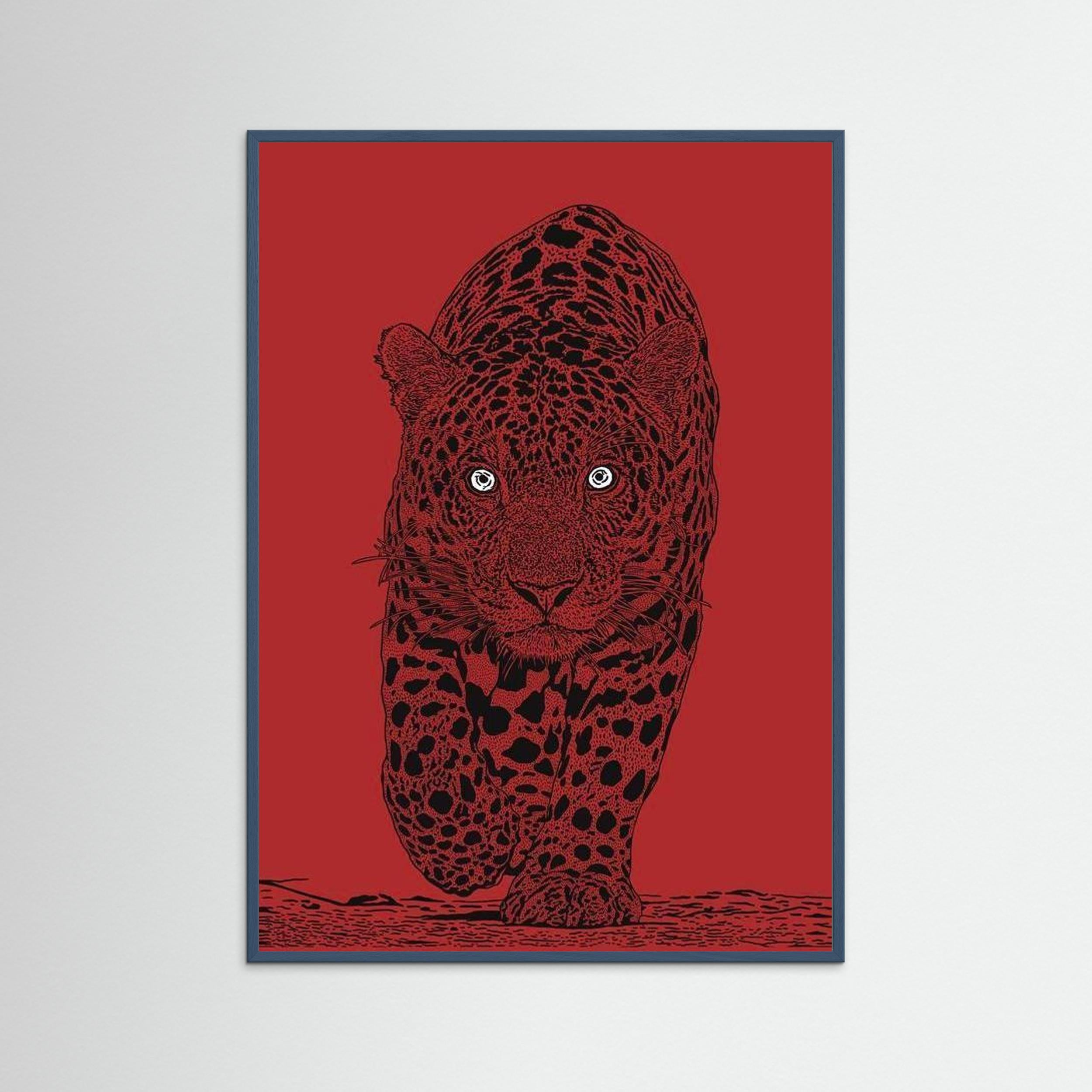 #03 Soul in flames red - (Fine art paper)