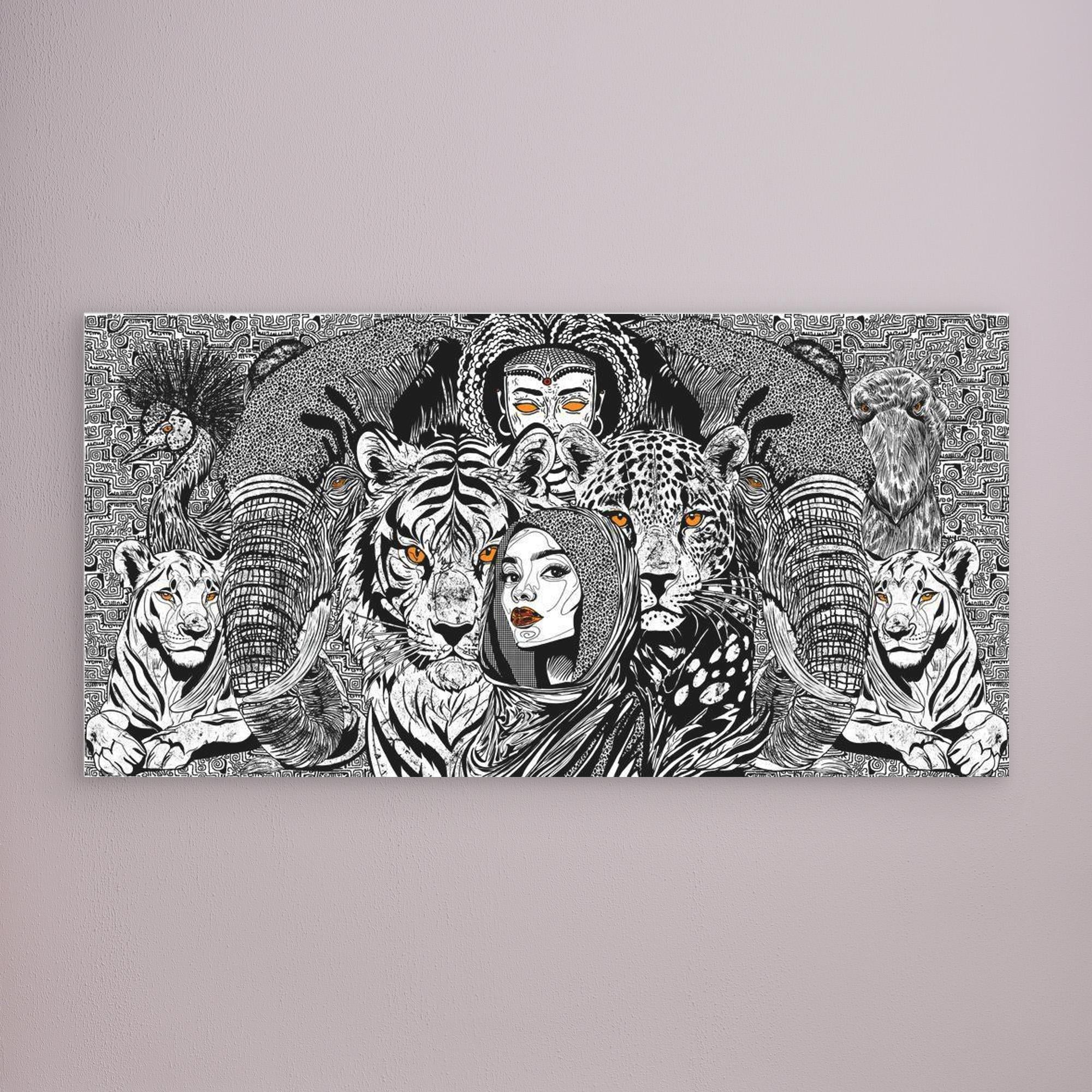 #04 Afr Influence - (Canvas)