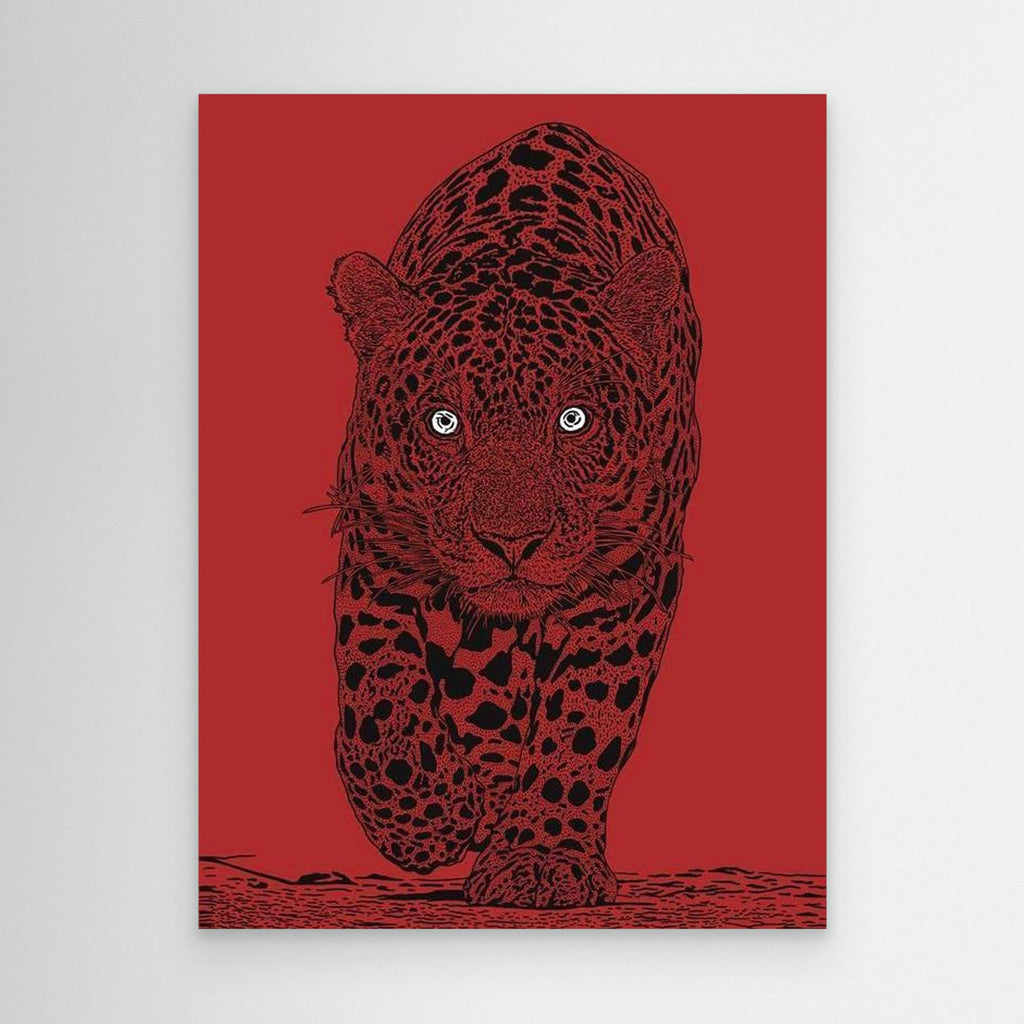 #03 Soul in flames red - (Canvas)