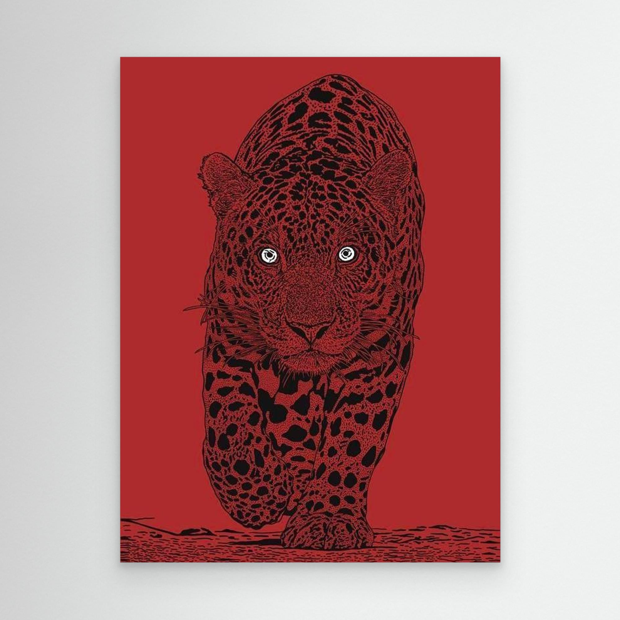 #03 Soul in flames red - (Canvas)