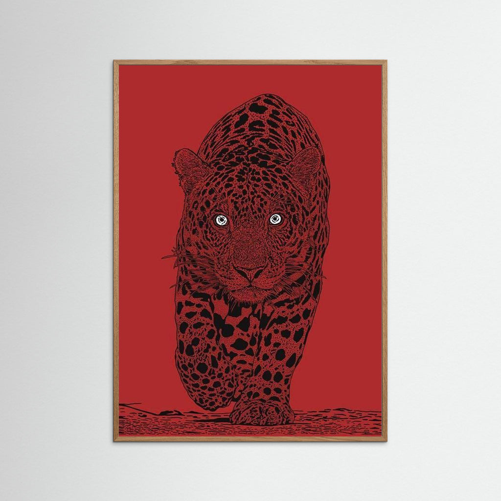 #03 Soul in flames red - (Fine art paper)