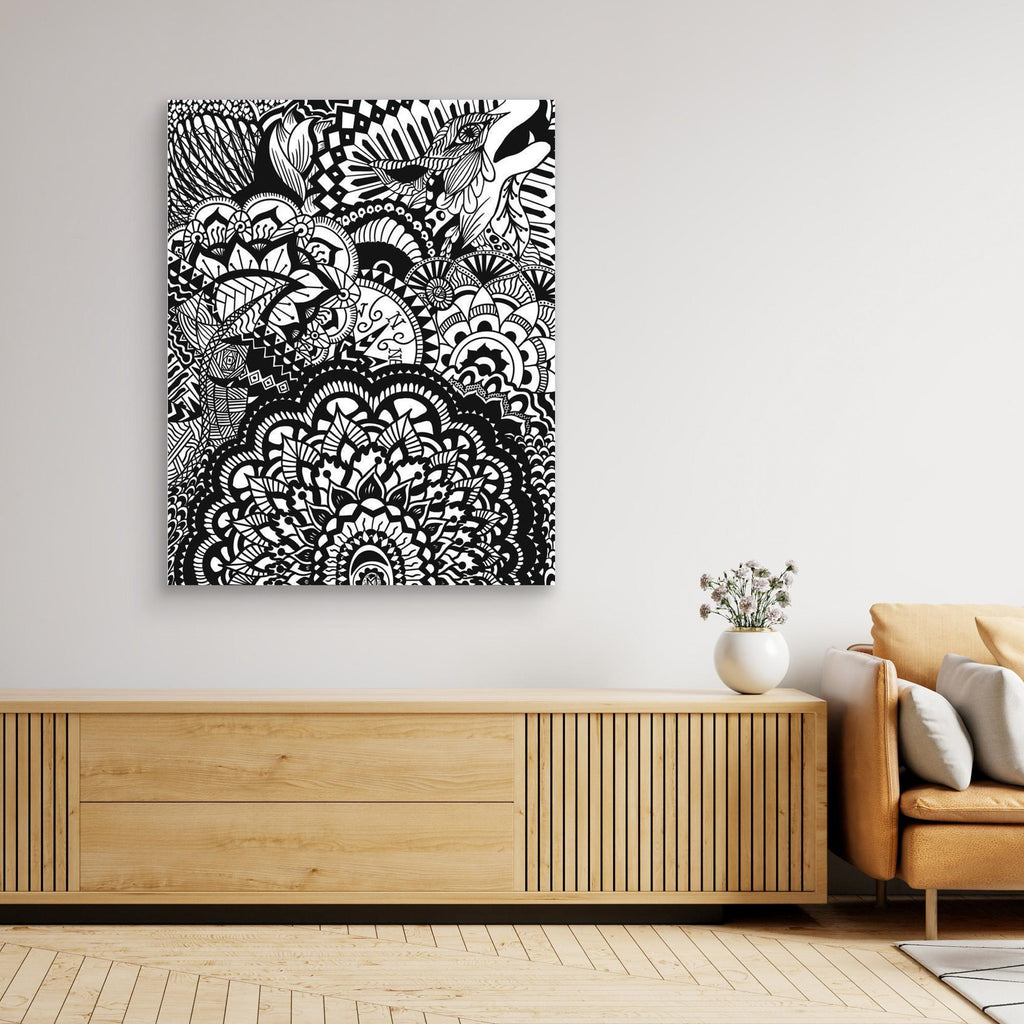#01 Abstract wolf - (Canvas)