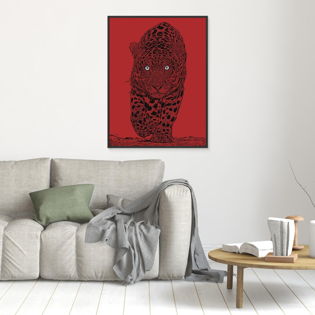 #03 Soul in flames red - (Canvas)