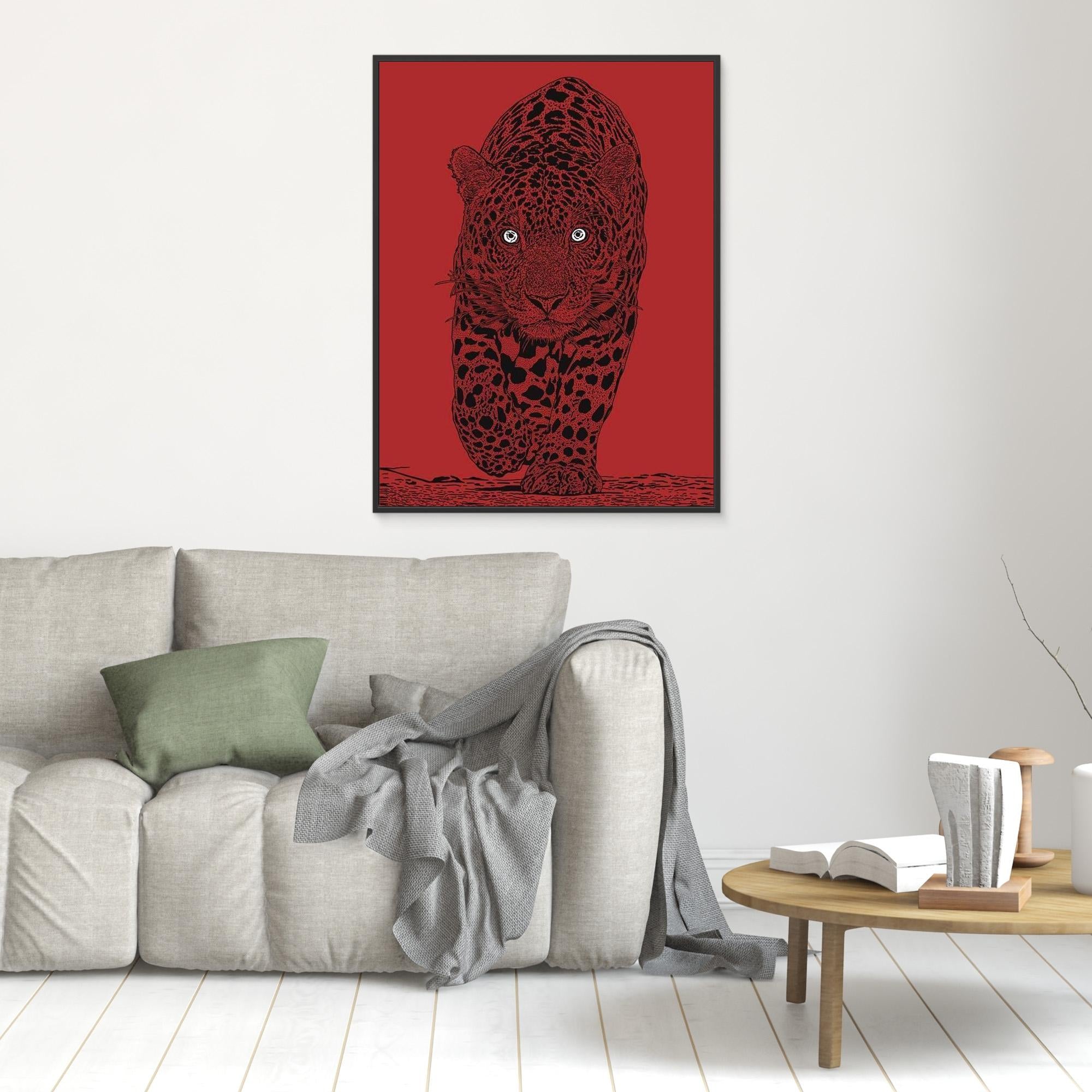 #03 Soul in flames red - (Canvas)