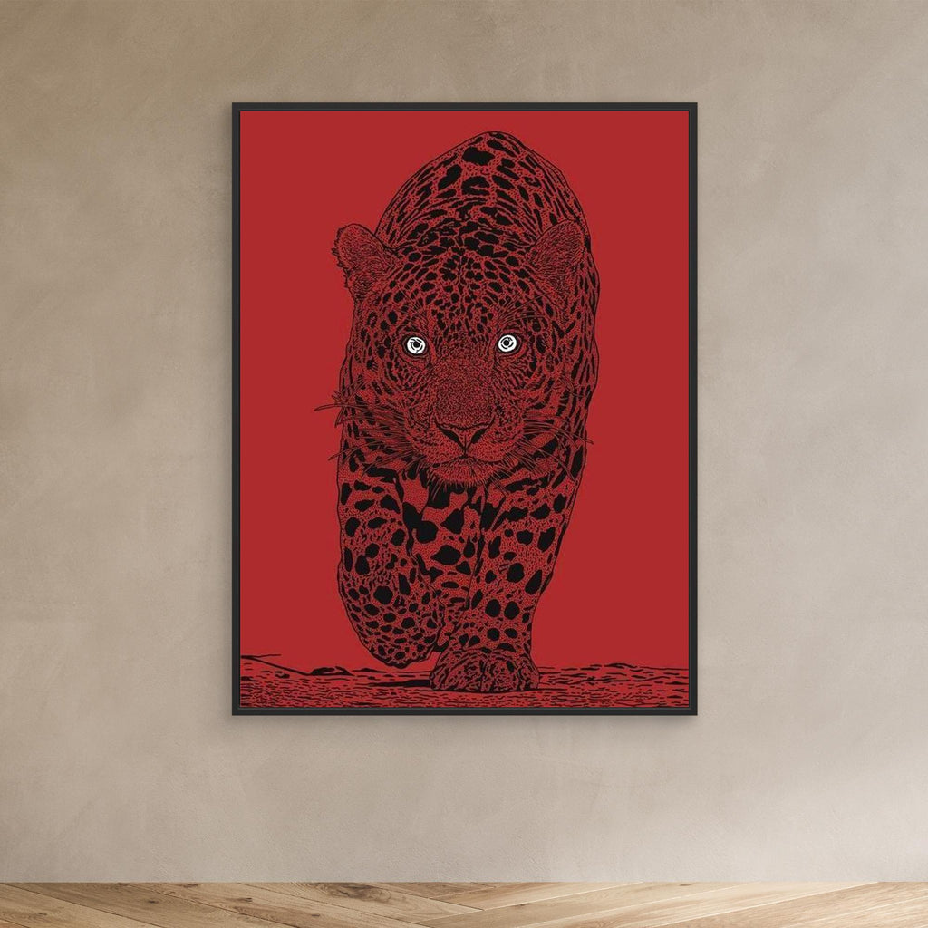 #03 Soul in flames red - (Canvas)