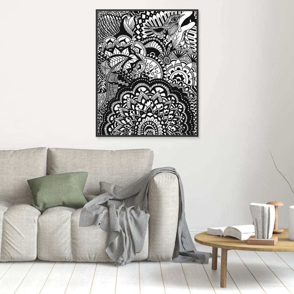 #01 Abstract wolf - (Canvas)