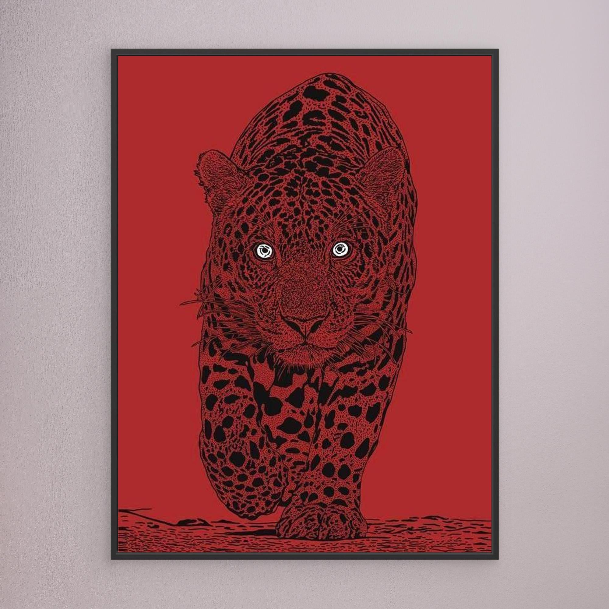 #03 Soul in flames red - (Canvas)