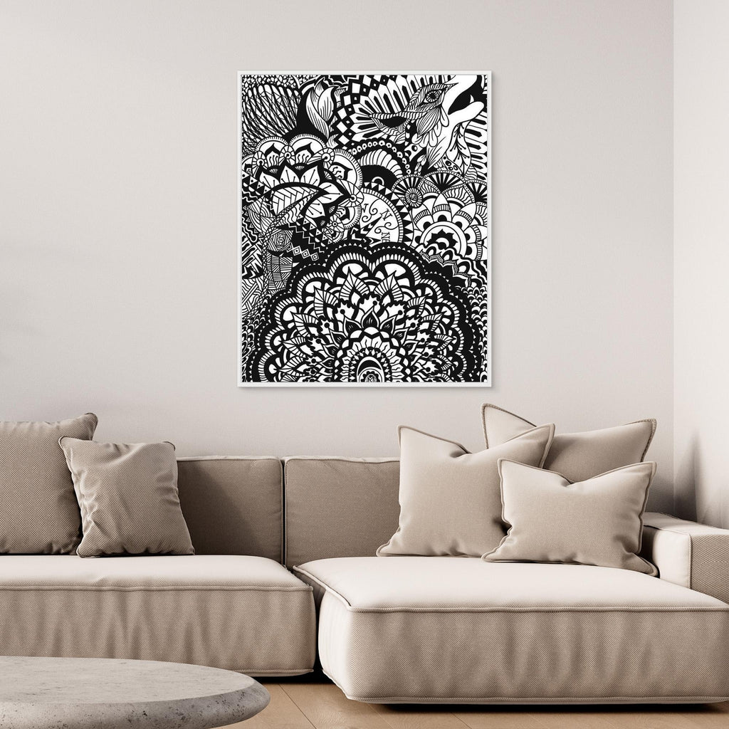 #01 Abstract wolf - (Canvas)
