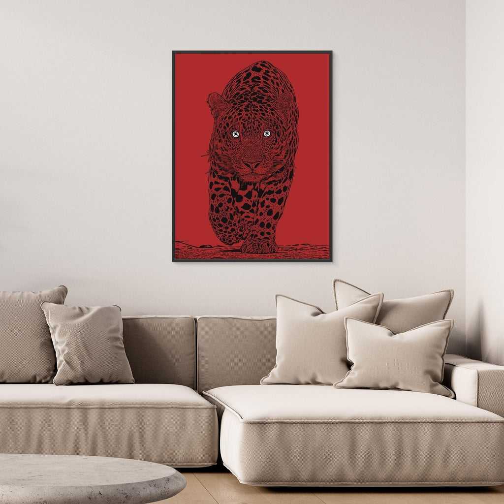 #03 Soul in flames red - (Canvas)