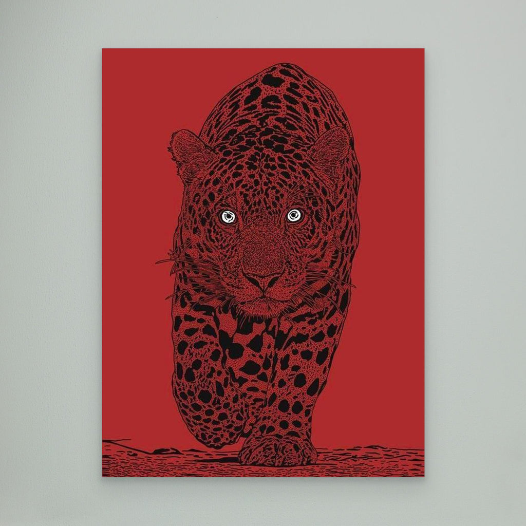 #03 Soul in flames red - (Canvas)