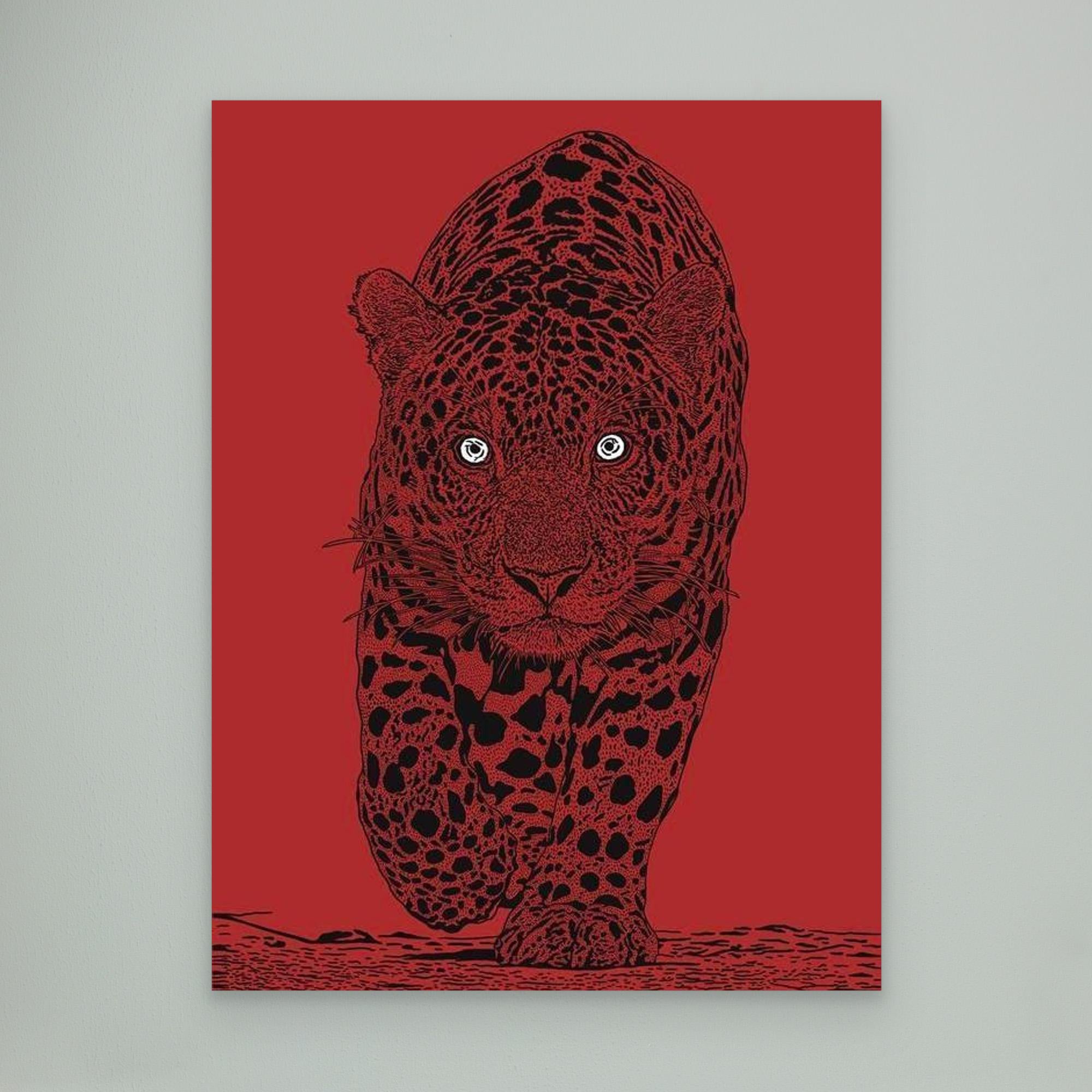 #03 Soul in flames red - (Canvas)