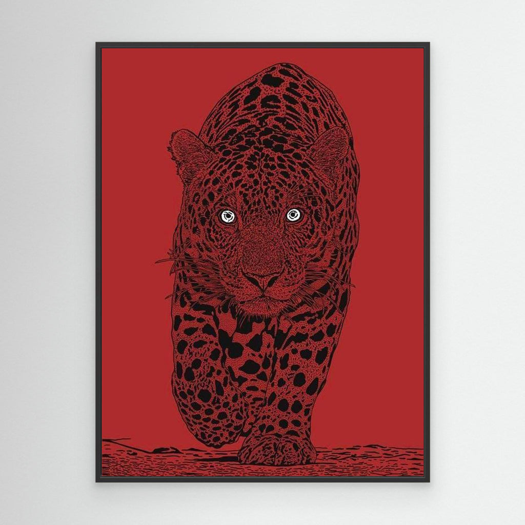 #03 Soul in flames red - (Canvas)