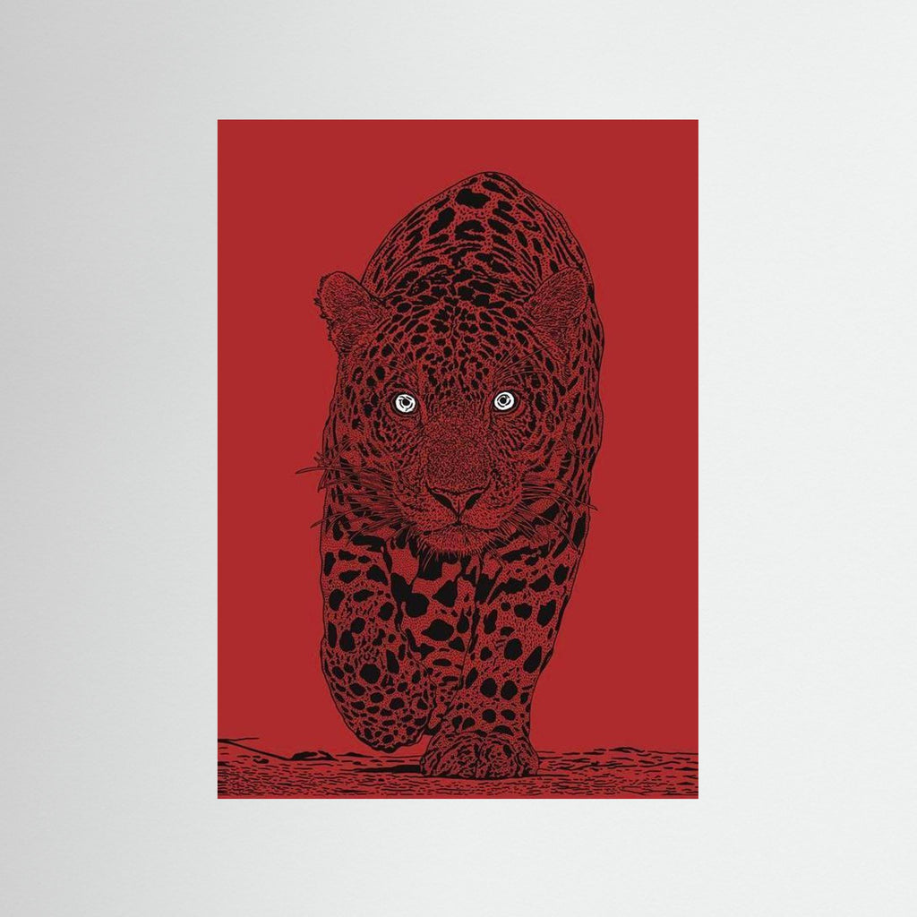 #03 Soul in flames red - (Fine art paper)