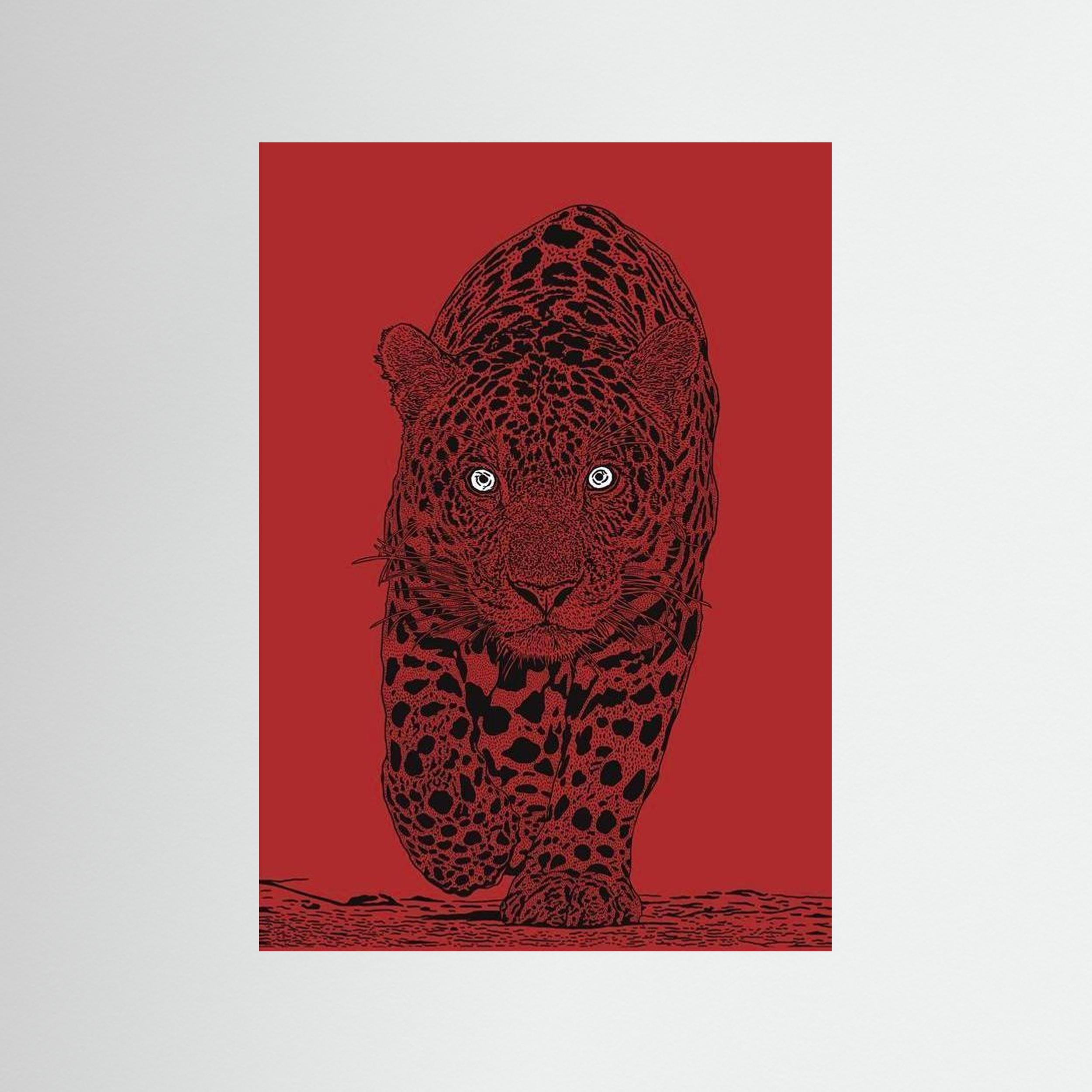 #03 Soul in flames red - (Fine art paper)